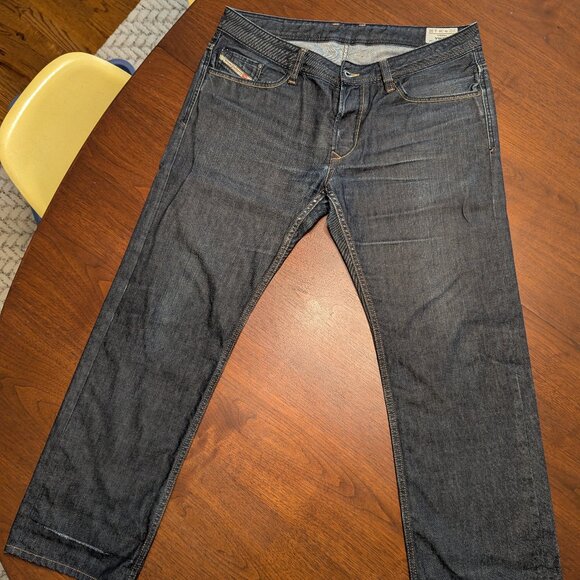 Diesel Viker 0088Z Jeans – W36 L30 Straight Fit Blue Denim, Button Fly - Picture 1 of 10